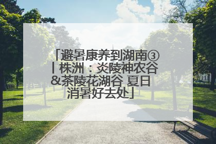 避暑康养到湖南③丨株洲：炎陵神农谷&茶陵花湖谷 夏日消暑好去处