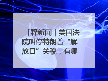 释新闻｜美国法院叫停特朗普“解放日”关税，有哪些看点？