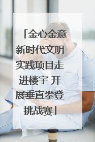 金心金意新时代文明实践项目走进楼宇 开展垂直攀登挑战赛