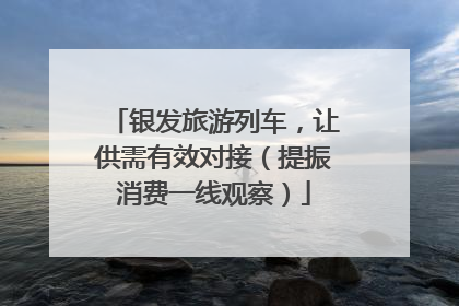 银发旅游列车，让供需有效对接（提振消费一线观察）