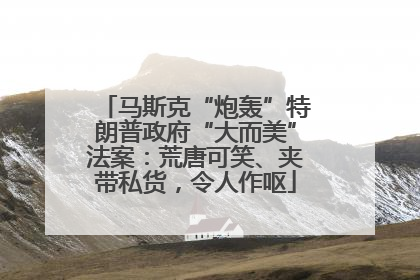 马斯克“炮轰”特朗普政府“大而美”法案：荒唐可笑、夹带私货，令人作呕