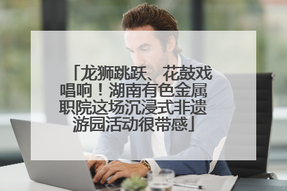 龙狮跳跃、花鼓戏唱响！湖南有色金属职院这场沉浸式非遗游园活动很带感