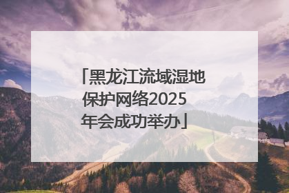 黑龙江流域湿地保护网络2025年会成功举办