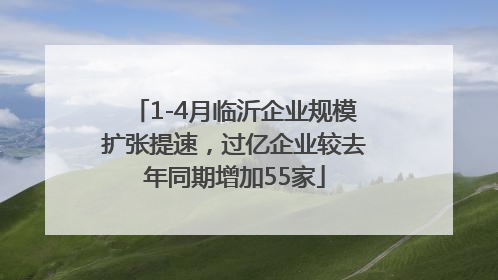 1-4月临沂企业规模扩张提速，过亿企业较去年同期增加55家