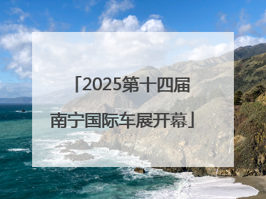 2025第十四届南宁国际车展开幕