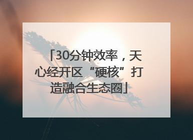 30分钟效率，天心经开区“硬核”打造融合生态圈