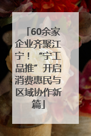 60余家企业齐聚江宁！“宁工品推”开启消费惠民与区域协作新篇