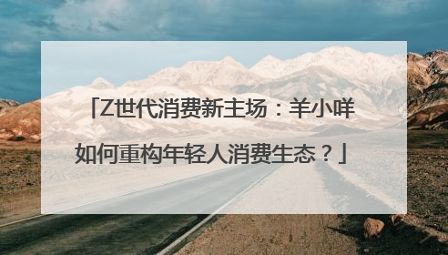 Z世代消费新主场：羊小咩如何重构年轻人消费生态？